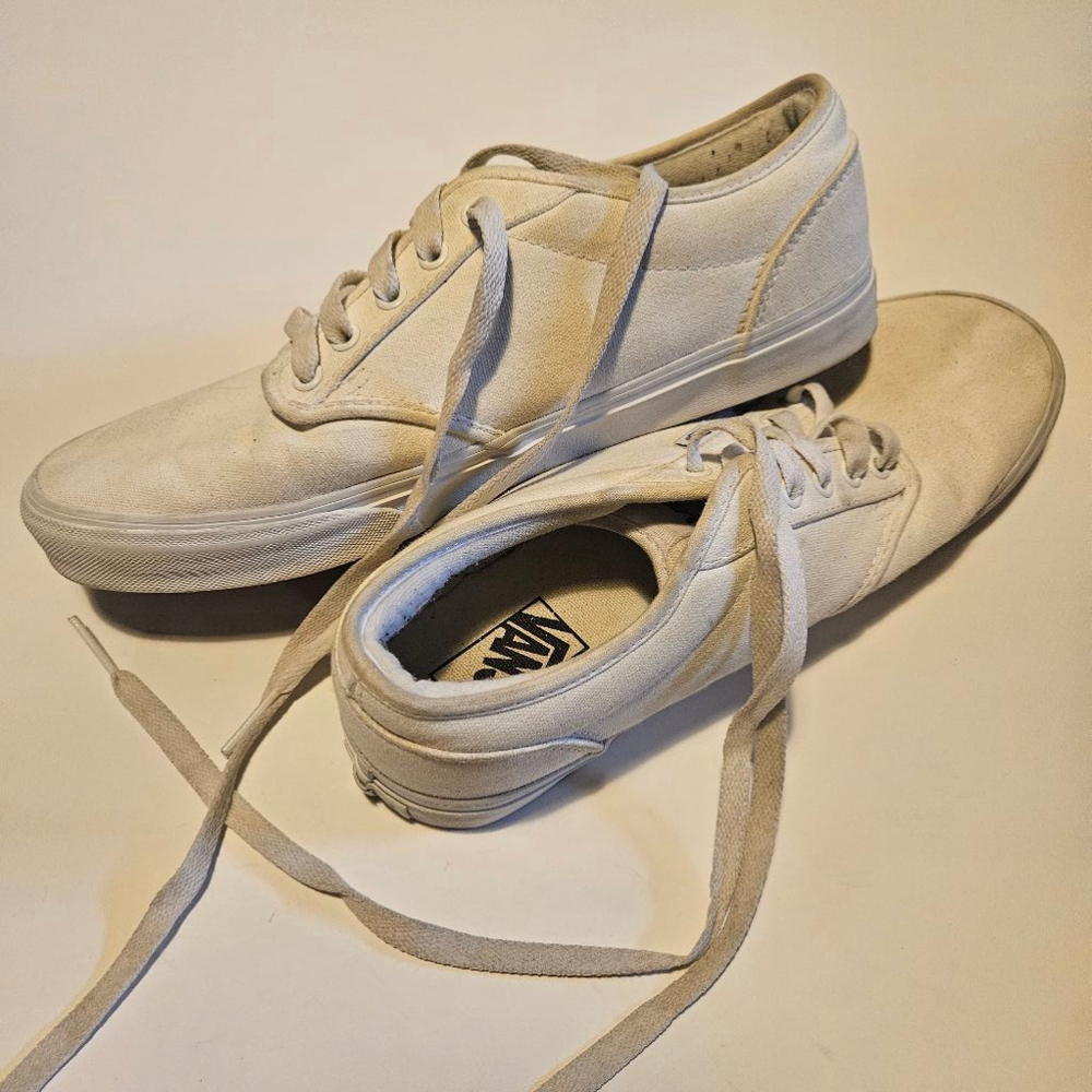 Men's Vans Sneakers White Size 11